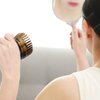 Healifty Ox Horn Comb Hair Scalp Massager Shampoo Brush Anti-Static Fine Smooth Tooth Hair Comb Head Scalp Combs (Light Brown)