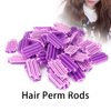 Hair Perm Rods Hair Curlers Rollers, 45 pcs Salon Perm Rod Bands Perm Rod Hair Roller Curling Hairdressing Styling Tool, Hairstyle for Salon Barber Home