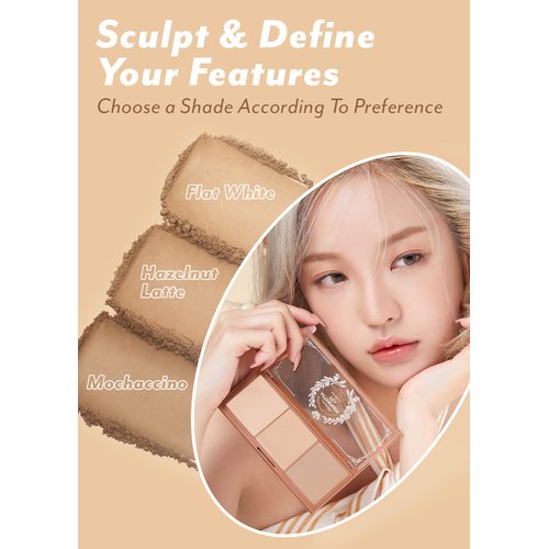 I'm Meme Palette - Afternoon Tea Contour | Roasting Coffee, Bronzer Palette for Face & Cheeks, Matte Powder Bronzer, Natural Makeup, Buildable Coverage, Light to Medium, For Warm Tone Skin, 0.4 Oz