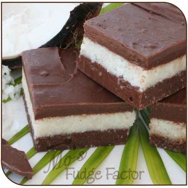 Mo's Fudge Factor, Chocolate Coconut Fudge 32 Ounces
