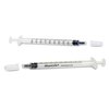1ml Syringe with Cap (100 Pack) | Oral Dispenser Without Needle, Luer Slip Tip, | Individually Wrapped Medicine Dropper for Infants & Pets
