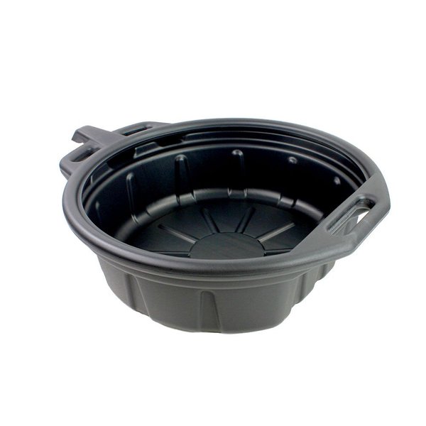 Capri Tools CP21024 Portable Oil Drain Pan, 2 gallon, Black