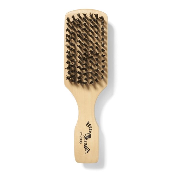Brush Strokes Two-Sided Boar Bristle Brush, Minimizes Breakage, Tames Frizz, Firm Bristles, Promotes Healthy Hair and Scalp