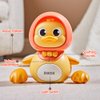 Meiweichuang Baby Music Toy Duck Baby Belly Time Toy 3-6 0-6 6-12 Months Newborn Development Crawling Toy Glowing Walking Singing Toy 1-2 3-4 Years Old Boys and Girls Gifts (Yellow)