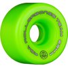Rollerbones Team Logo Recreational Roller Skate Wheels (Set of 8), Green, 62mm