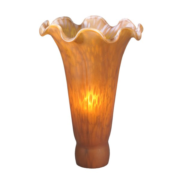 Meyda Tiffany 10162 Lighting, 3" W x 5" H, Finish: Amber