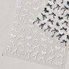 Sweet Pink White Black Bow Nail Stickers for Nail Art Kawaii Waving Ribbon Bowknot Nail Decor Nail Art Stickers Cute Bows Nail Design Stickers Nail Decals for Women Nail Art Supplies Nail Accessories