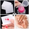 Lint Free Nail Wipes Nail Art Gel Polish Remover Cotton Pads 4 Boxes (1300 Pieces)