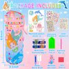 YIOTJUNL Decorate Your Own Water Bottle Kits for Girls Gifts Age 4-13, Mermaid Gem Crafts, Fun Arts and Crafts Gifts Toys for Girls Birthday Gift Christmas Gift, for 4 5 6 7 8 9 10 12 13 Year Kids.