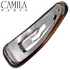 Camila Paris CP1309/2 French Hair Barrettes Clips, Snap Hair Slides Clic Clac for Women, Styling Girls Side Slide-in Metal Pin Hair Accessories for Women. Strong Hold, No Slip Grip, Made in France