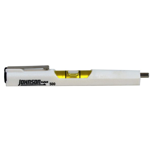 Johnson Level & Tool 500 Pocket Level w/Magnetic Pickup, Silver, 1 Level