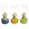 Purism Style- 4 inch Tall Glass Kerosene Oil Lamp Lantern (Set of 3)