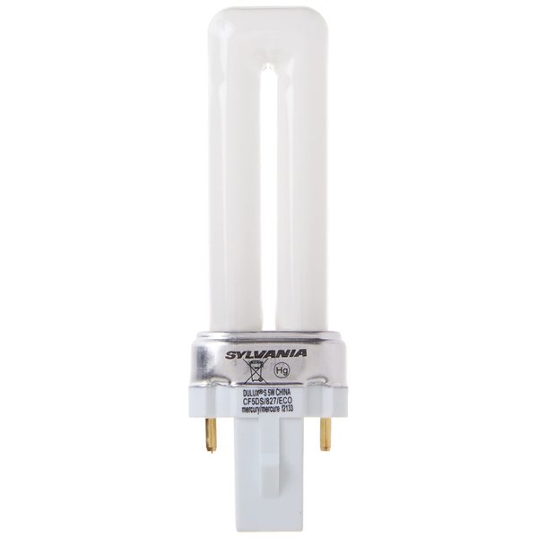 Sylvania 21279 Compact Fluorescent 2 Pin Single Tube 2700K, 5-watt