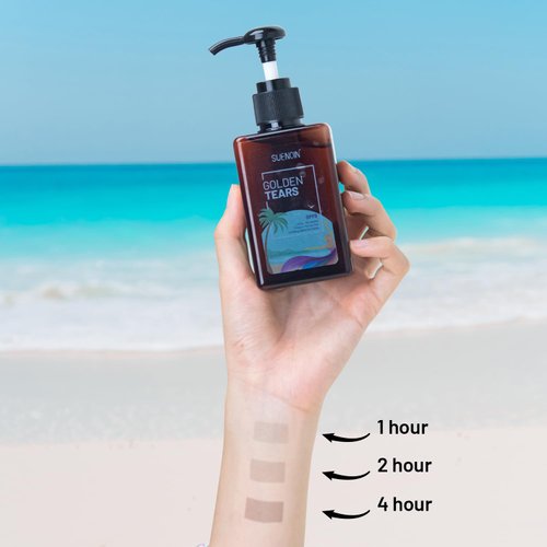 Suenoin Tanning Oil Travel Size 150ML, Fast and Natural Darkening Formula Tanning Oil, Enriched with VE, Naturally Fermented Plant Oils, Seabuckthorn Oil for a Gorgeous Bronze Glow