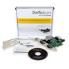 StarTech.com 2-port PCI Express RS232 Serial Adapter Card - PCIe RS232 Serial Host Controller Card - PCIe to Dual Serial DB9 Card - 16550 UART - Expansion Card - Windows & Linux (PEX2S553)