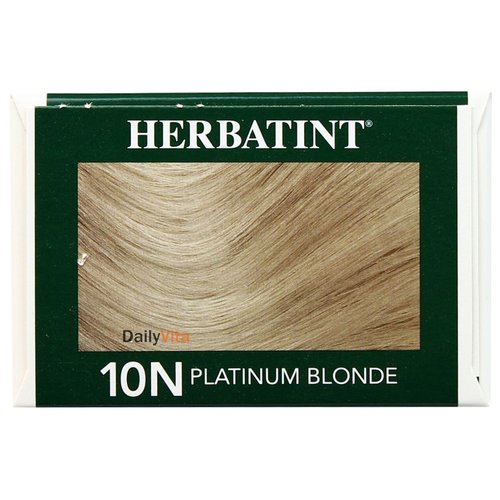 Herbatint Italian Herbal Hair Color Gel w/ Gray Coverage - Platinum Blonde 10N
