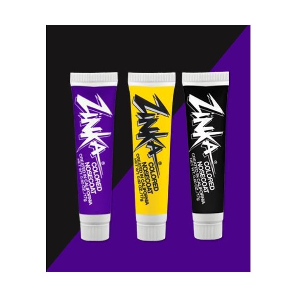 Zinka Team Face Paint And Sun Block - Balitmore - Yellow/Purple/Black