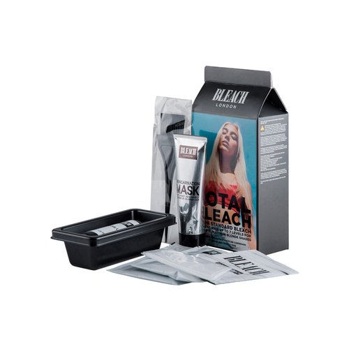 Bleach London Total Bleach Kit, At-home Hair Bleach, Nourishing Treatment, Includes 30 Vol 9% Developing Lotion - Suitable for All Hair Types - Vegan & PETA-Approved (Complete Kit)
