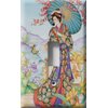 SnazzySwitch Oriental Woman Decorative Light Switch Cover - Single Toggle Wall Plate