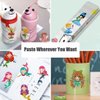 FLYSONG 5D DIY Diamond Painting Stickers Kits for Kids, 24 PCS Cute Cartoon Princess Diamond Art Stickers Beads Handmade Digital Gem Paint Making for Beginners Children