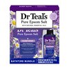 Dr Teal's Melatonin & Essential Oil Blend Epsom Salt and Foaming Bath Sampler Set, 2 Piece
