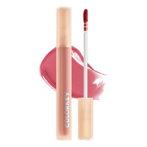 COLORKEY Soft Matte Water Lip Tint, Matte Finishs, Long-Lasting, Moist Fit Without Stickiness, Moisturized, Waterproof, Liquid Lipstick, Nude lip color (P307 Aquatic Flowers)