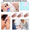 Nail Polish Remover Pen 3Pcs (Contains No Detergent) Nail Polish Corrector Pen Travel Nail Polish Remover Makeup Eraser Pen Polish Remover Pen Nail Supplies for Nail DIY Design or Salon Use