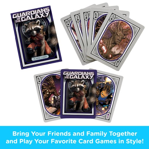 AQUARIUS Guardians of the Galaxy Rocket & Groot Nouveau Playing Cards – Comic Themed Deck of Cards for Your Favorite Card Games - Officially Licensed Guardians of the Galaxy Merchandise & Collectibles