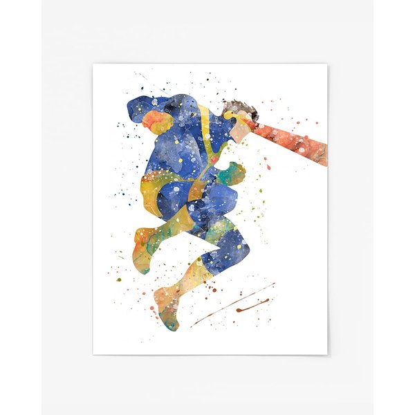 Cyclops Prints, X-Men Watercolor, Nursery Wall Poster, Holiday Gift, Kids and Children Artworks, Digital Illustration Art