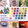 Temporary Glitter Tattoos Kit for Kids,30 Glitter Colors,169 Stencils,3 Glue,5 Brushes,2 tattoo stickers and 1 diamond sticker,Wonderful Holiday Gifts for Girls & Boys.