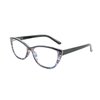 FEISEDY Progressive Multifocus Blue Light Blocking Reading Glasses Multifocal Readers with Spring Hinge B2675 (2.5, Blue)