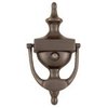 Oil Rubbed Bronze 7" Inch Traditional Door Knocker w/Viewer : 55-2158