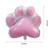 GLASNES 3 Pcs Dog Party Balloons with 2Pcs Pink Dog Paw Shaped Mylar Balloons and 1Pcs Bone Shaped Foil Balloons for Baby Shower Kids Birthday Pets Party Decorations Pet Dog Party Suppliers