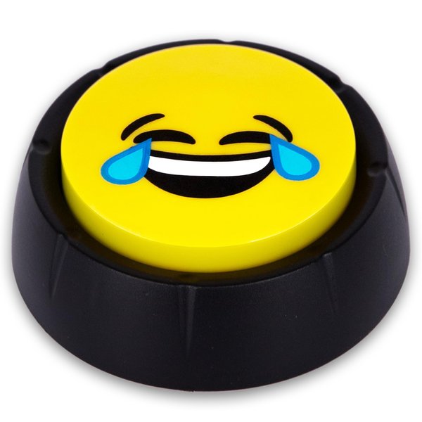 ArtCreativity Laugh Button - 1 Piece - Toy Noise Button with 10 Sound Variations - Funny Buttons with Sound - Novelty Toys for Adults and Kids - Birthday Party Favor and Goodie Bag Filler