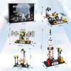 Space Exploration Shuttle Toys for Boys, STEM Aerospace Building Kit Toy with Rocket, Space Shuttle, Moon Buggy and Satellite, Best Gifts for 8-14 Year Old Boys (415 PCS)