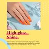 Beetles Gel Nail Polish Tammy Tangerine Bright Neon Yellow Color Soak Off UV LED Nail Lamp Gel Polish -SIZE: .5 fl.Oz/Each 15 ml/Each