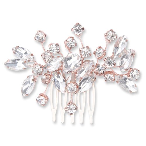 Wedding Hair pieces Accessories for Brides Bride Hair Accessories Rhinestone Hair Comb for Women Wedding Prom Hair Accessories Crystal Hair Accessories Side Combs for Women Fine Thin Hair