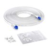 Flat Ethernet Cable with Break-Proof Design, Internet/LAN Cable – 100ft (1Gbps Maximum Fiber Optic Speed, Highly Flexible & Suitable for Permanent Installation, RJ45, White) – by CableDirect