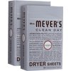 Mrs. Meyer's Clean Day Dryer Sheets Lavender (80 Count (Pack of 2))