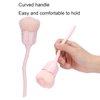 HYWWPFLAY 1Pc Acrylic Nail Brush Cleaner Nail Brushes for Cleaning Dust Dip Powder Makeup Blush Brush Dust Brush for Acrylic Nails Nail Powder Brush Manicure Brush Nail Art Tools (Pink)
