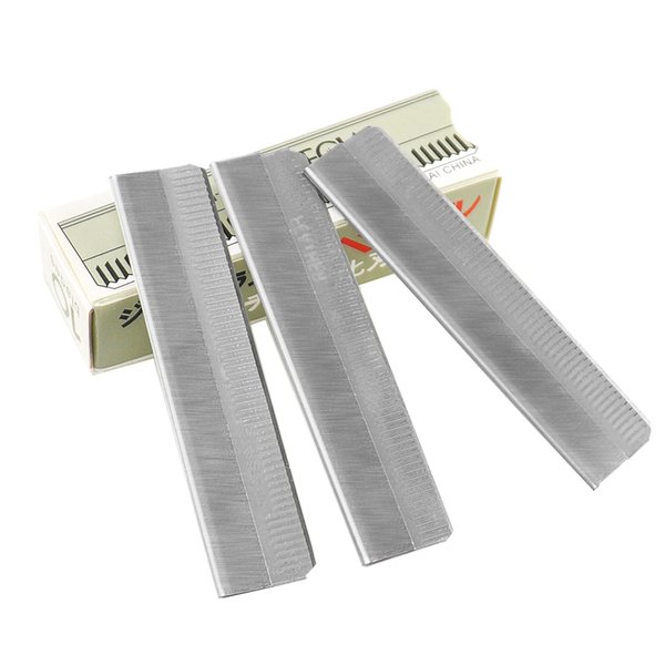 Bezall 50Pcs Single Edge Razor Blades, Stainless Steel Straight Razor Blade Refills, Eyebrow Trimmer Facial Hair Blades for Women and Men