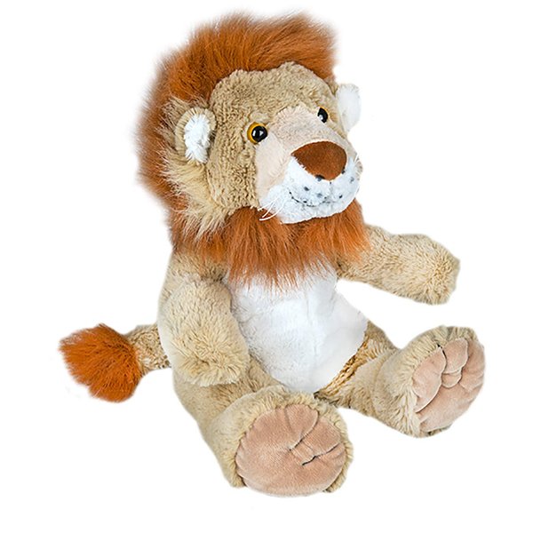 Make Your Own Stuffed Animal Dan D Lion Kit 16"- No Sew - Kit with Cute Backpack!