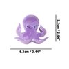 Matte Octopus Hair Clip,Acetate Hair Clip,Small Claw Clip for Women,Purple, 1 Count (Pack of 1)