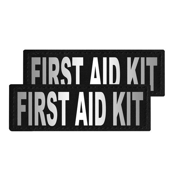 Dogline Removable First Aid Kit Patches with Hook Backing for Harnesses and Vests for Dogs Small Medium