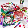 Cinrobiye 72 Pieces Merry Christmas Party Favors Max Holiday Coloring Books Tattoo DIY Sticker Stampers Class Reward Prizes for Christmas Holiday Winter Party supplies