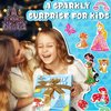 sinceroduct Diamond Art Kits for Kids with 6 Princess and Animals Stickers, 3 Gem Art Keychains and Suncatchers, Make Your Own Arts & Crafts, Christmas and Birthday Gifts for Girls Aged 4-8+