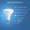 Feit Electric LED BR30 Light Bulbs, 65W Equivalent, Dimmable, 10 Year Life, 650 Lumens, 2700K Soft White, E26 Base Recessed Can Light Bulbs, Flood Light Bulbs, Damp Rated, 2 Pack, BR30DM/10KLED/2