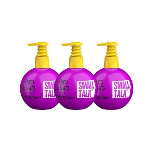 Bed Head TIGI Small Talk Voluminous Hair Thickening Cream - For Fine, Thin & Flat Hair - Premium Thickening Product - 8 oz (3 Pack)