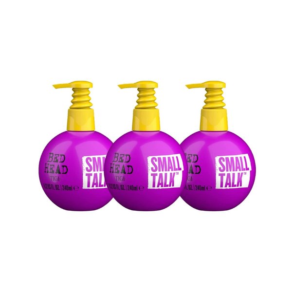 Bed Head TIGI Small Talk Voluminous Hair Thickening Cream - For Fine, Thin & Flat Hair - Premium Thickening Product - 8 oz (3 Pack)