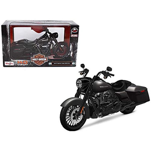Maisto 2017 Harley Davidson King Road Special Black Motorcycle Model 1/12 32336 Toy